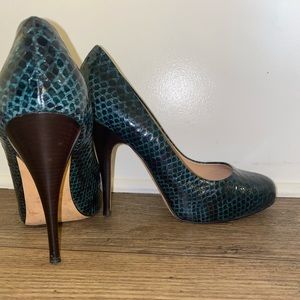 Giuseppe Zannoti Snake Skin Heels